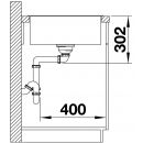 BLANCO AXIA III XL 6 S - s posuvnou sklenenou doskou a excentrom
