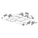 BLANCO METRA 9 E - rohový, dvojdrez