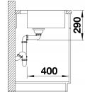 BLANCO ANDANO 500 - IF/A S EXCENTRICKÝM OVLADANÍM PUSH CONTROL