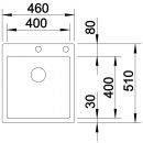 BLANCO CLARON 400-IF/A s excentrickým ovládaním PushControl