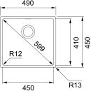 Franke Nerezový drez BXX 210/110 - 45