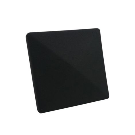 Ozdobná platnička 40 x 40 mm, čierna matná