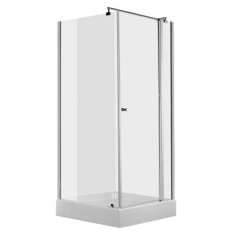 Deante Cubic Sprchvový kút, transparentné sklo štvorcový