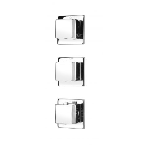 Deante Multi-System Štvorcová termostatická batéria, chróm