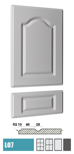 Fóliované dvierka L07